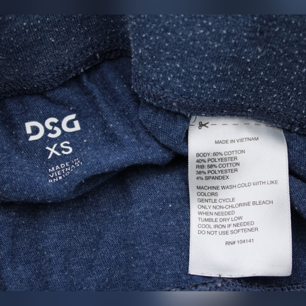 DSG Blue Lounge Shorts – Juniors XS - Picture 3 of 4